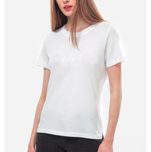 Guess dámské bílé tričko s logem - M (TWHT)